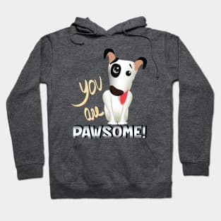 you are pawsome_chrome Hoodie